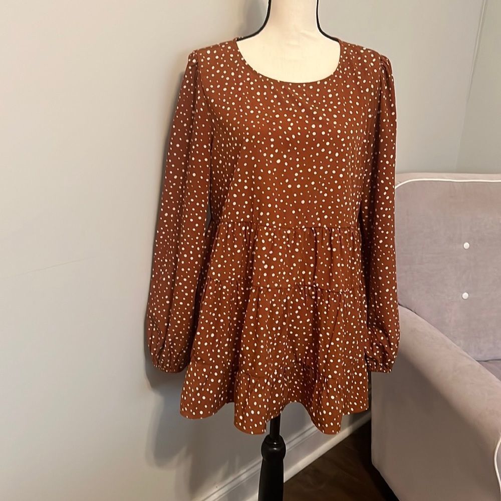 Polka Dot Mini Dress/Tunic